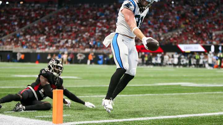 LOOK: Hayden Hurst Catches First TD As A Carolina Panther