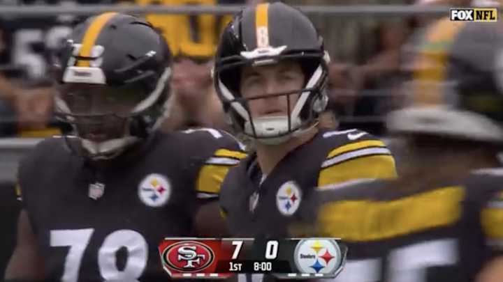 NFL Fans Roasted Kenny Pickett After Dreadful Performance in Steelers' Loss to 49ers