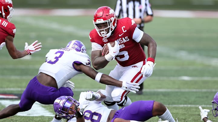 Star Arkansas RB Raheim "Rocket" Sanders Will Not Play Against BYU