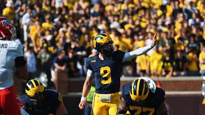 Jim Harbaugh Compares J.J. McCarthy To Former College Legend