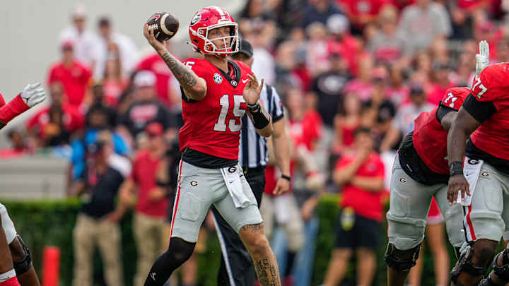 Ball Distribution Becoming A Hallmark of Georgia's Passing Game Ball Distribution Becoming A Hallmark of Georgia's Passing Game