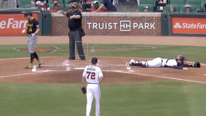 Braves Catcher Came So Close to Making a Sweet Diving Catch, and MLB Fans Loved the Effort