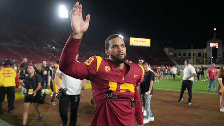 Caleb Williams Expresses Love for USC Home Crowd
