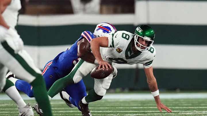 Rough Opening Week for Giants Daniel Jones, Jets Aaron Rodgers
