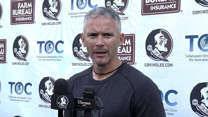 FSU Head Coach Mike Norvell Talks Defensive Depth, Johnny Wilson After Practice FSU Head Coach Mike Norvell Talks Defensive Depth, Johnny Wilson After Practice