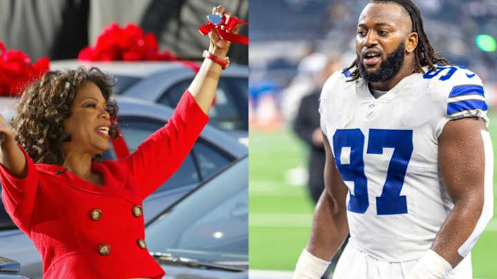 Osa Plays 'Oprah!' WATCH Cowboys 'You Get a Sack!' Sideline VIDEO Osa Plays 'Oprah!' WATCH Cowboys 'You Get a Sack!' Sideline VIDEO