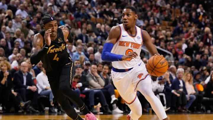 WATCH: Knicks' RJ Barrett Talks Bronze Medal Run During Blue Jays Game