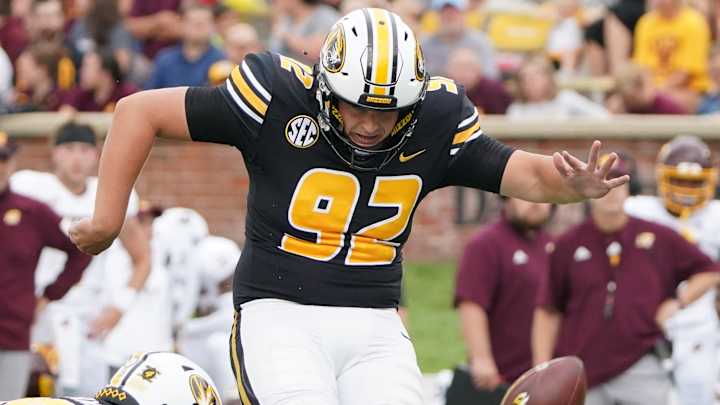 Watch: Missouri's Harrison Mevis kicks SEC record FG as time expires to beat K-State
