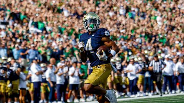 First Half Analysis: Notre Dame Leads Central Michigan 21-14