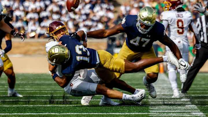Game Observations - Defense: Notre Dame Beats Central Michigan