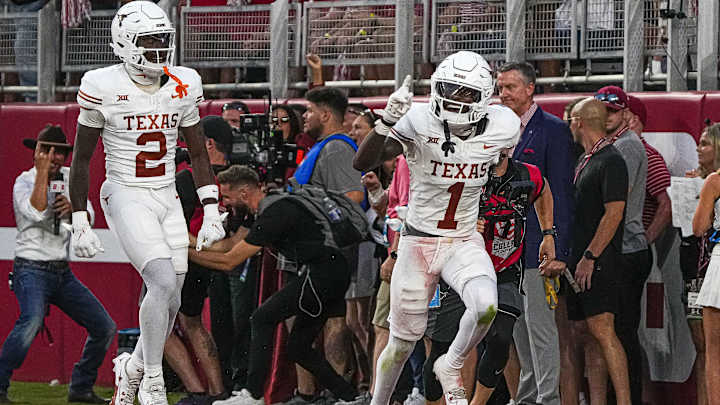 Longhorns WR Xavier Worthy Relives Red River Memories Longhorns WR Xavier Worthy Relives Red River Memories