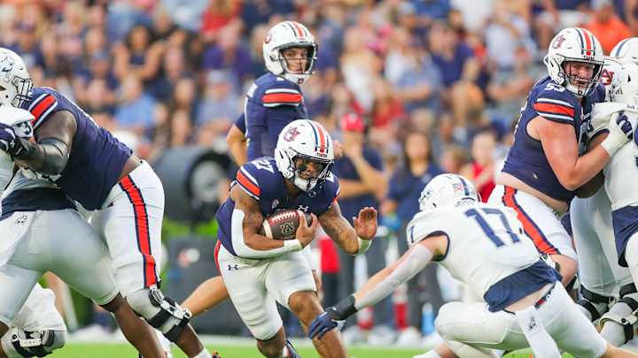 Auburn leads the SEC in rushing three games into the season