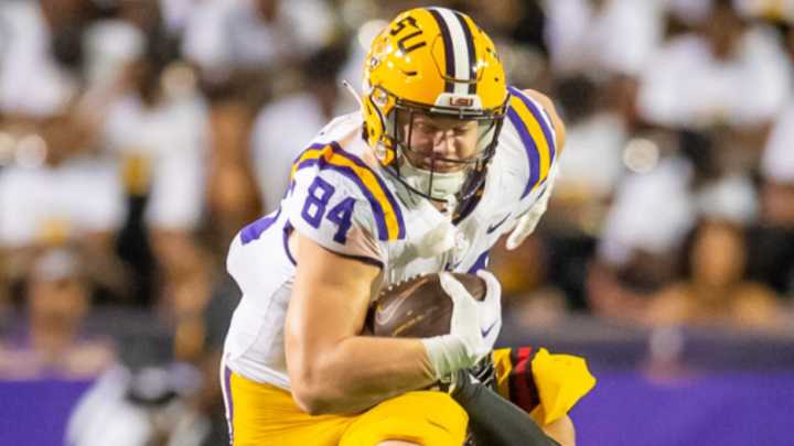 LSU vs. Arkansas score prediction by college football computer model LSU vs. Arkansas score prediction by college football computer model