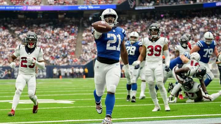 Colts Veteran Breathes Life Into Run Game in Win Over Texans Colts Veteran Breathes Life Into Run Game in Win Over Texans