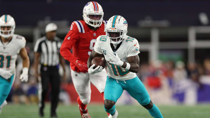 Dolphins' Tyreek Hill Blasts 'Nasty' Patriots Fans: 'Worst in NFL!' Dolphins' Tyreek Hill Blasts 'Nasty' Patriots Fans: 'Worst in NFL!'