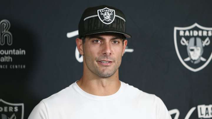 Raiders' Jimmy Garoppolo Post Loss to the Bills Raiders' Jimmy Garoppolo Post Loss to the Bills
