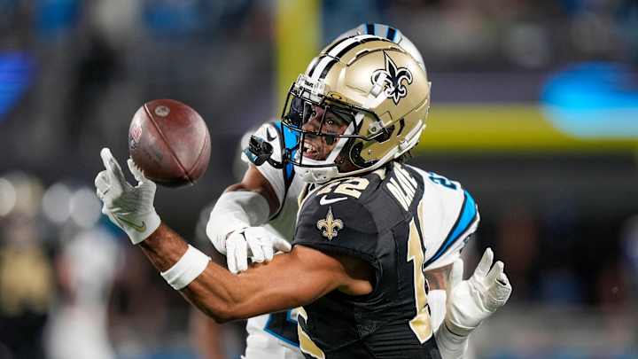 New Orleans Saints QB Derek Carr Gushes Over Potential of Ohio State Buckeyes WR Chris Olave