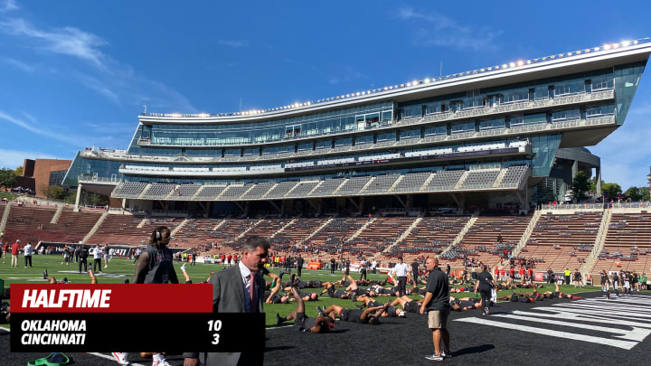 Oklahoma-Cincinnati Observations: LIVE In-Game Blog