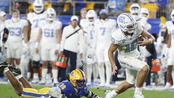 Pitt Can't Contain Drake Maye In Loss To North Carolina