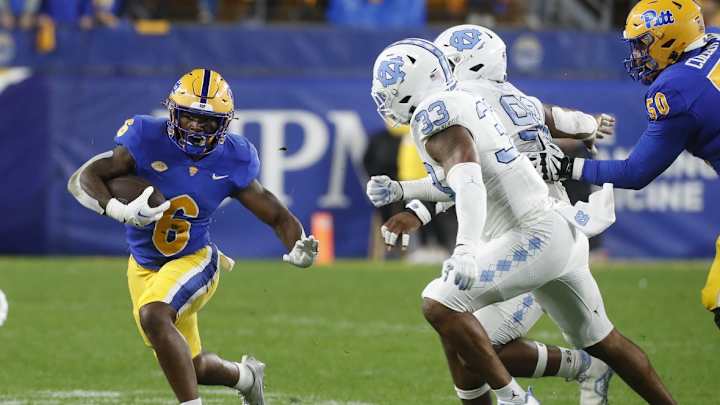 Pitt Starting RB Leaves UNC Game with Injury Pitt Starting RB Leaves UNC Game with Injury