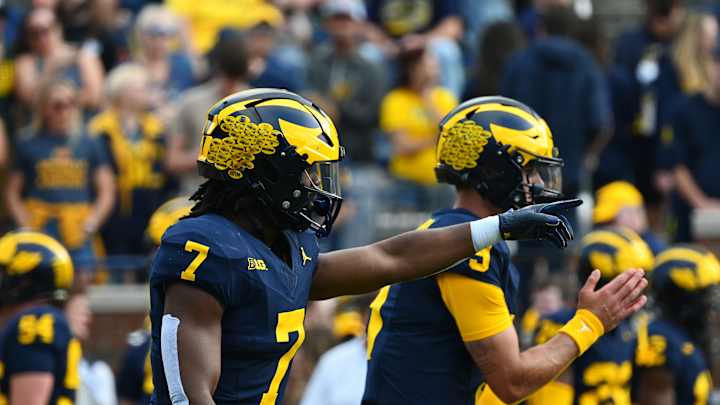 WATCH: Jim Harbaugh Shares Thoughts On Donovan Edwards Through Four Weeks