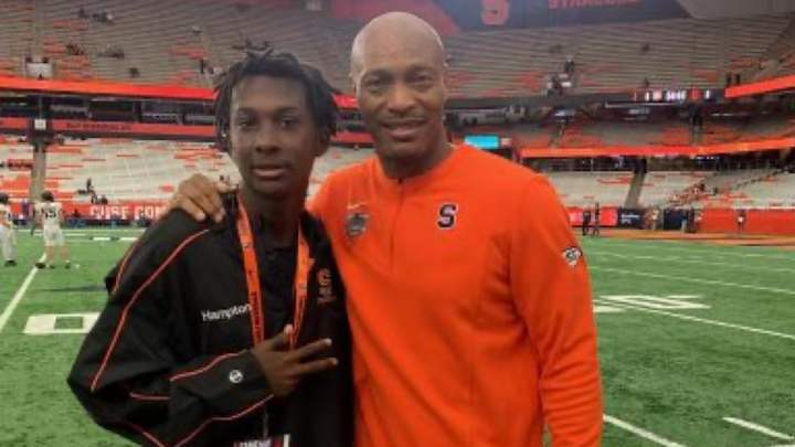 Troy Hampton Has 'Really Fun' Syracuse Visit Troy Hampton Has 'Really Fun' Syracuse Visit