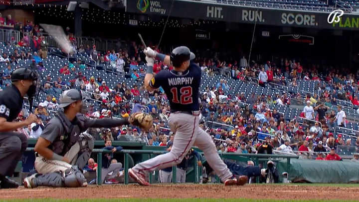 Braves’ Sean Murphy Broke His Bat and Still Crushed a 400-Foot Home Run