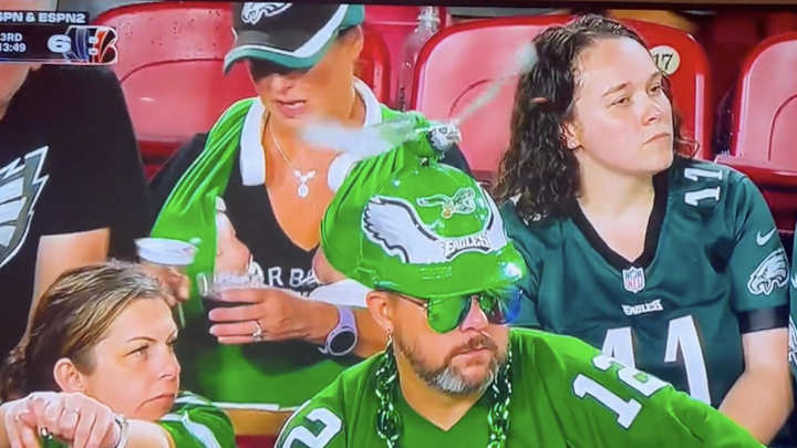 Wine-Drinking Eagles Fan/Mom Became Everyone's Hero During ‘MNF'