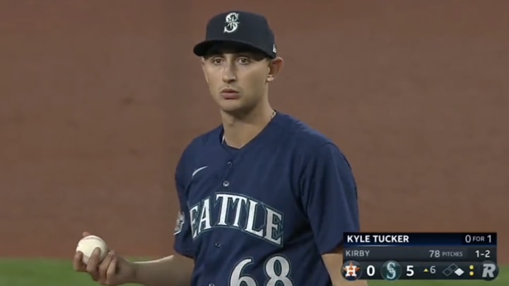 Mariners’ George Kirby Startled by Baseball Thrown at Him From the Stands