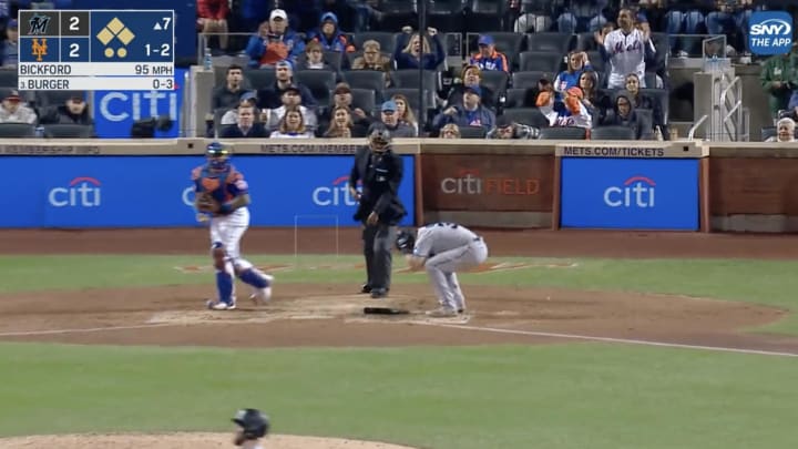 MLB Ump Ripped for Awful Call in Key Moment of Marlins-Mets Game MLB Ump Ripped for Awful Call in Key Moment of Marlins-Mets Game
