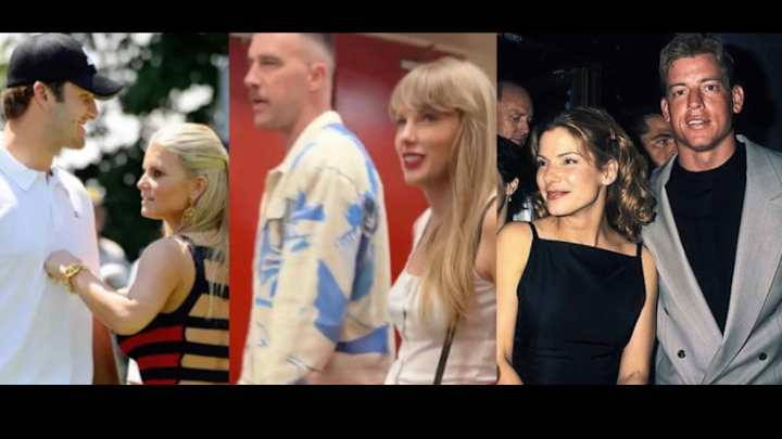 Travis Kelce & Taylor Swift vs. Dallas Cowboys' Original Sports Celebrity Power Couples? Travis Kelce & Taylor Swift vs. Dallas Cowboys' Original Sports Celebrity Power Couples?
