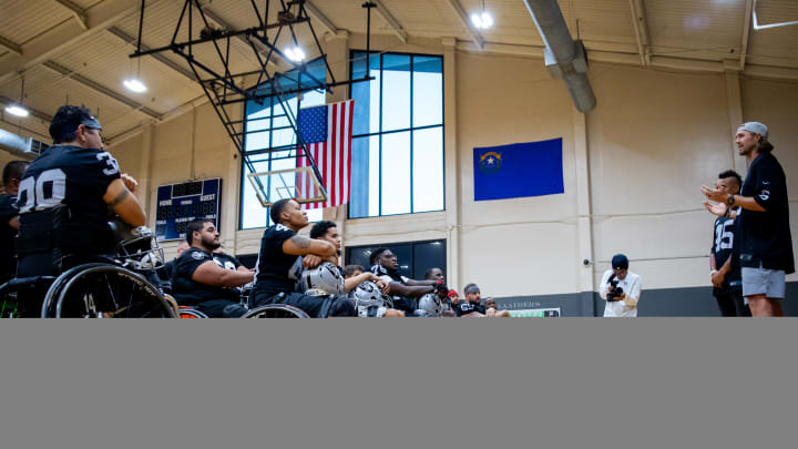 Raiders Support Las Vegas Wheelchair Football League