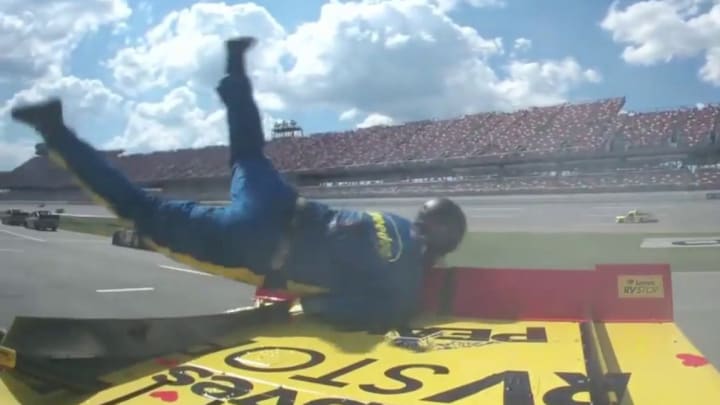 NASCAR Truck Driver Slamming Into Crew Member From Every Possible Angle Was Mesmerizing TV