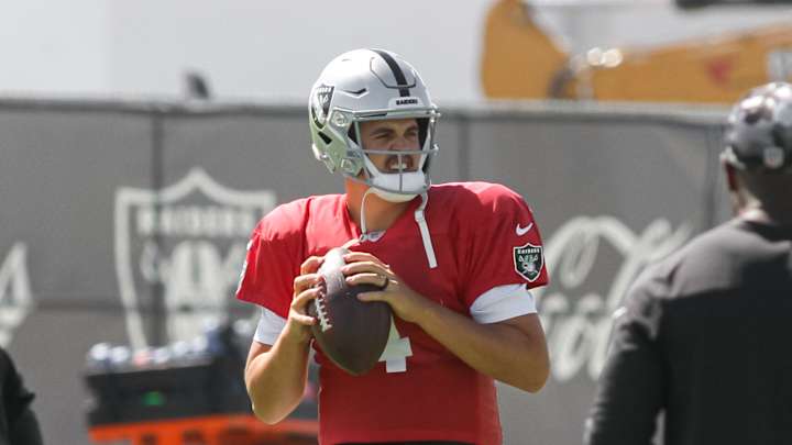 Raiders Hope QB O'Connell Is as Good as Carr as a Rookie