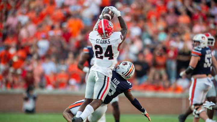 WATCH: Malaki Starks Talks Win Over Auburn