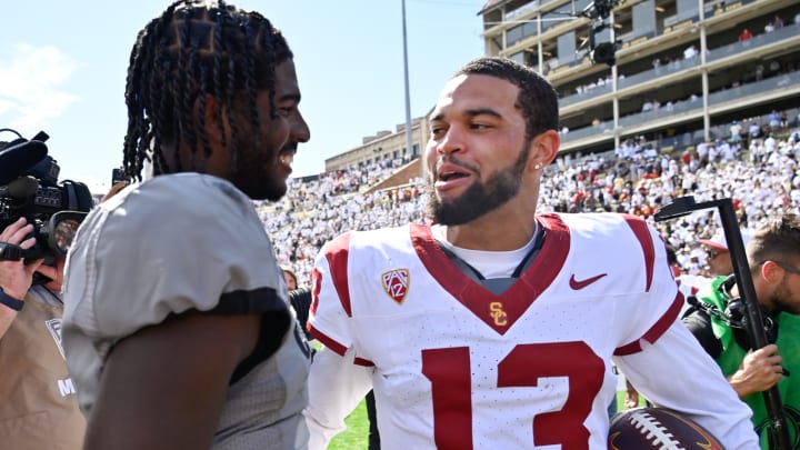 Caleb Williams to Shedeur Sanders After USC Beats Colorado: ‘Keep Ballin’’
