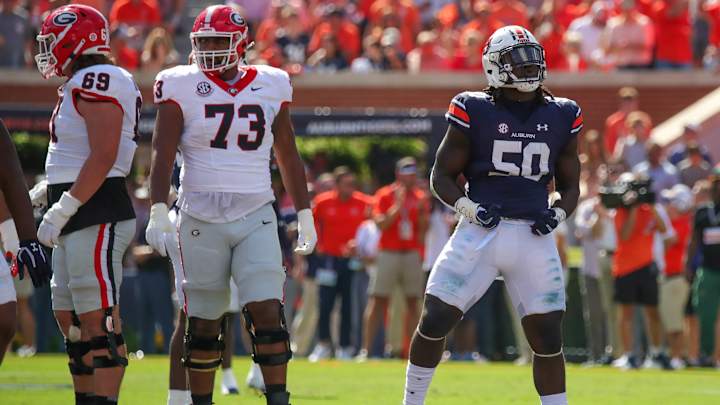 Auburn DL Marcus Harris Declares for the NFL Draft