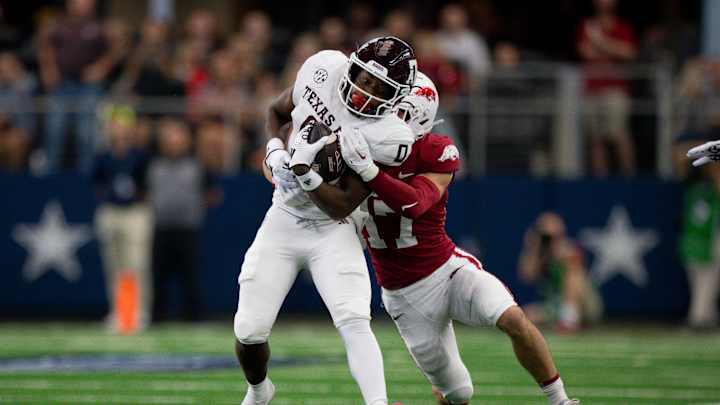 Texas A&M Aggies WR Ainias Smith Has 'More Confidence' Facing Alabama Crimson Tide This Year Texas A&M Aggies WR Ainias Smith Has 'More Confidence' Facing Alabama Crimson Tide This Year