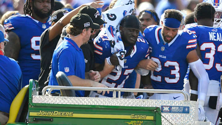 Bills Likely to Lose CB Tre’Davious White for Season With Feared Torn Achilles, per Report