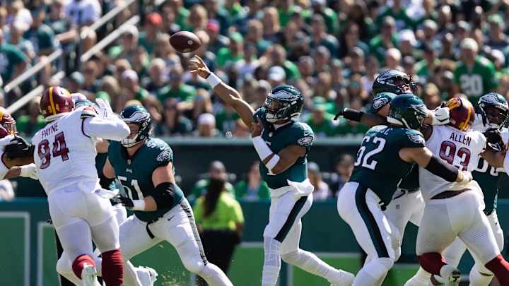 Philadelphia Eagles Jalen Hurts 'Born In' Pressure, Leads Clutch Win vs. Commanders
