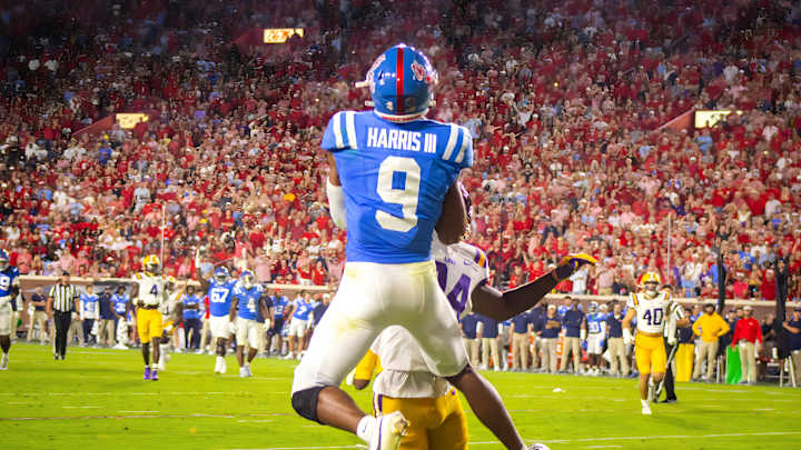 Rebels' WR Tre Harris Reveals What Helped Him Through In-Season Injury