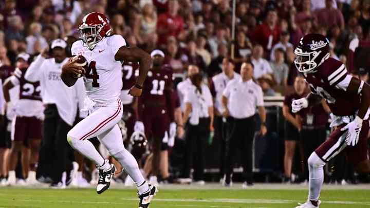 Texas A&M Aggies Jimbo Fisher on Alabama QB Jalen Milroe: 'You May Never Catch Him'