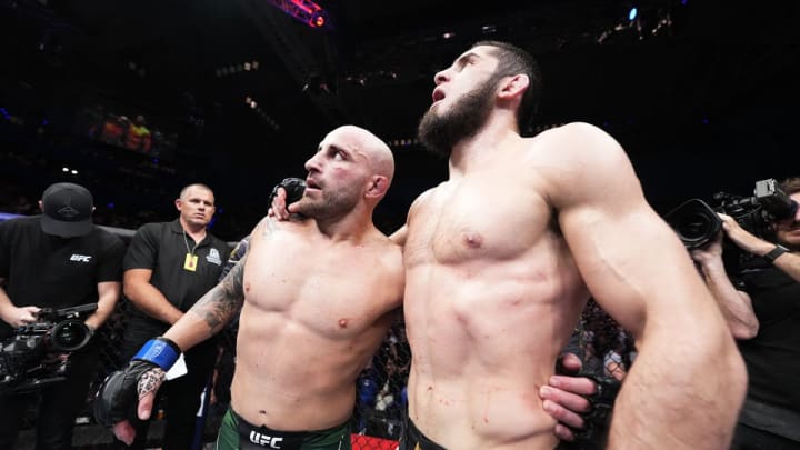 Ali Abdelaziz Provides Grim Outlook On Islam Makhachev vs. Alex Volkanovski UFC Rematch Ali Abdelaziz Provides Grim Outlook On Islam Makhachev vs. Alex Volkanovski UFC Rematch
