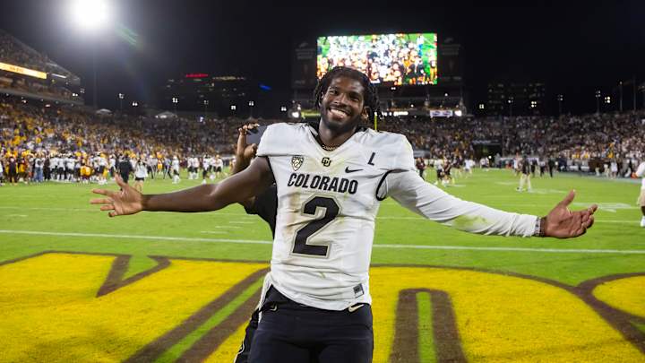 Shedeur Sanders Taunts Arizona State Student Section With Watch Celebration After Colorado Win
