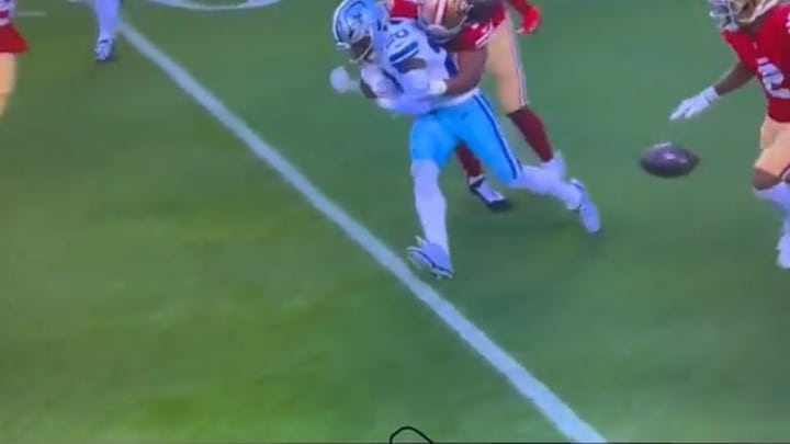 Dallas Cowboys Down 14-0; Tony Pollard Controversial FUMBLE at San Francisco 49ers: VIDEO Dallas Cowboys Down 14-0; Tony Pollard Controversial FUMBLE at San Francisco 49ers: VIDEO