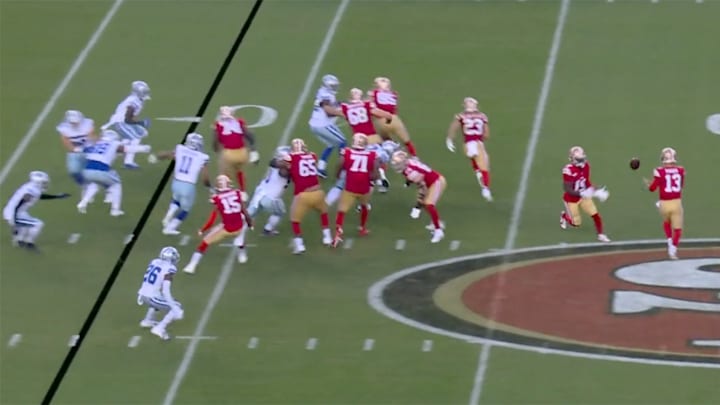 Brock Purdy, 49ers Flawlessly Execute Trick Play for Touchdown Against Cowboys