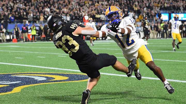 Gametime for Pitt-Wake Forest Announced