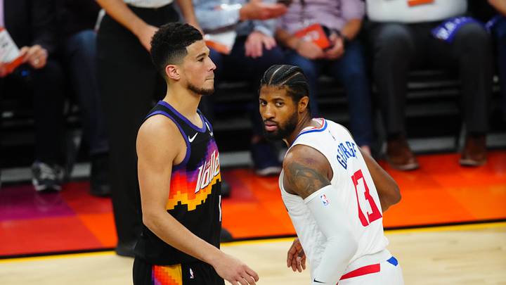 Paul George Says ‘Line Was Passed’ in Regard to Feud With Suns’ Devin Booker