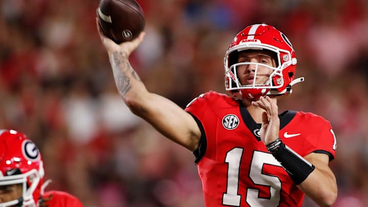 SEC Names Carson Beck Offensive Player of the Week After Strong Week Six Performance