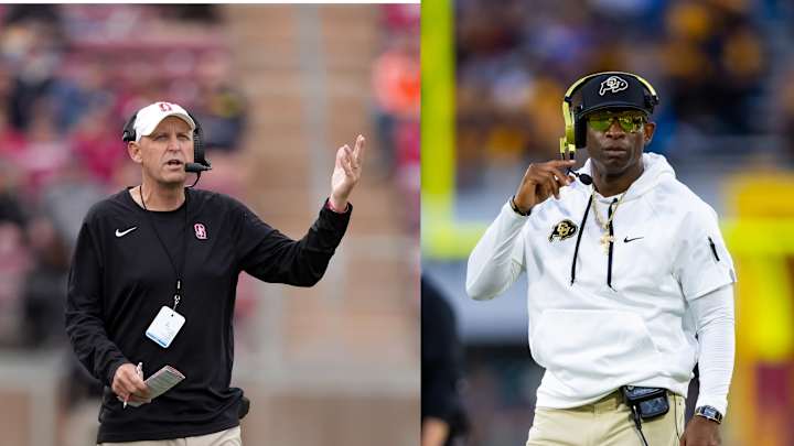 Stanford's Troy Taylor and Colorado's Deion Sanders Have Same Goals, Different Challenges Stanford's Troy Taylor and Colorado's Deion Sanders Have Same Goals, Different Challenges